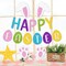 Happy Easter Felt Banner – Egg-Themed Garland for Home & Party Decor